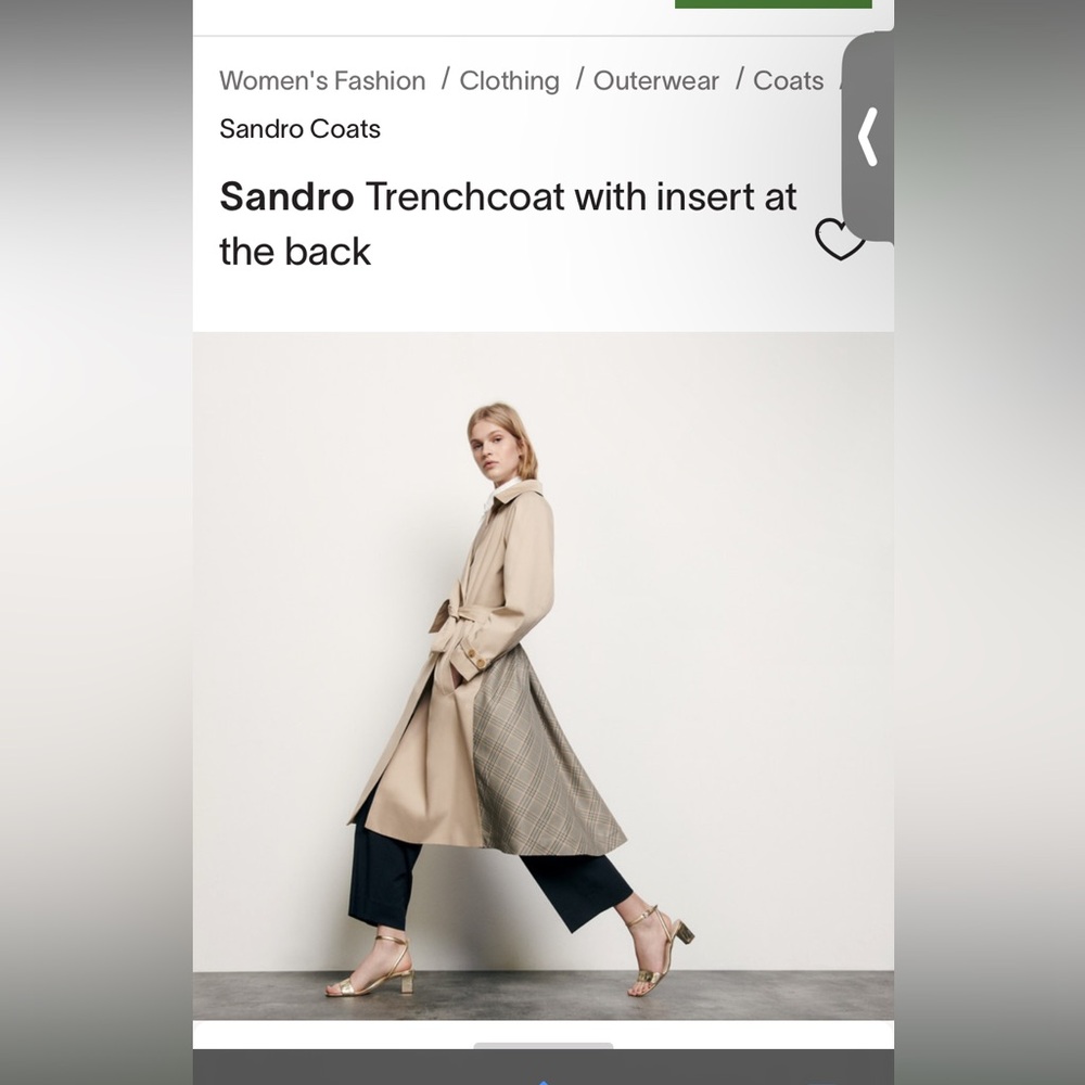 Sandro trench coat